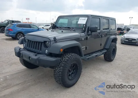 2018 Jeep Wrangler Jk Unlimited Sport S 4X4 из США, поврежденный, VIN 1C4BJWDG2JL812285